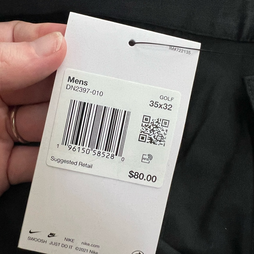 Nike Black golf / work pants - Picture 4 of 6
